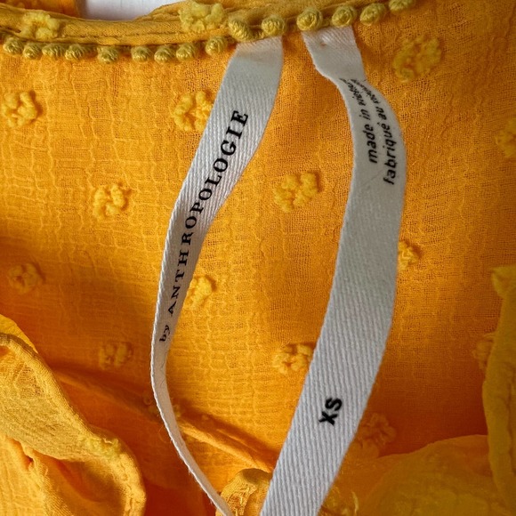 Anthropologie Ruffle Haida Boho Peasant Blouse - Picture 8 of 12